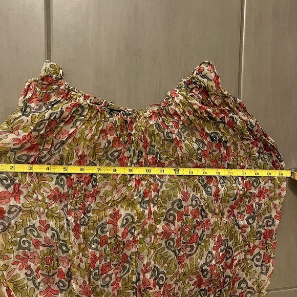 Rina Dhaka Sheer Mini Sleeveless Beaded Swing/Trapeze Dress - Picture 10 of 10